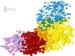 Конструктор LEGO DOTS Набір елементівDOTS. Літери 41950 дополнительное фото 1.