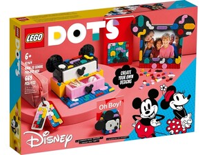 Конструктор LEGO DOTS Коробка «Знову до школи» з Міккі та Мінні Маусами 41964
