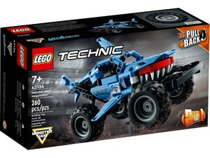 Конструкторы: Конструктор LEGO Technic Monster Jam Megalodon 2-в-1 42134