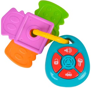 Розвивальні іграшки: Брязкальце Ключі зі світлом і звуком, ABC
