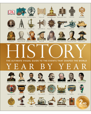 Для среднего школьного возраста: History Year by Year - Dorling Kindersley (9780241317679)