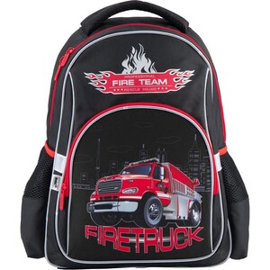 Рюкзаки, сумки, пеналы: Ранец каркасный 513 Firetruck (14л)