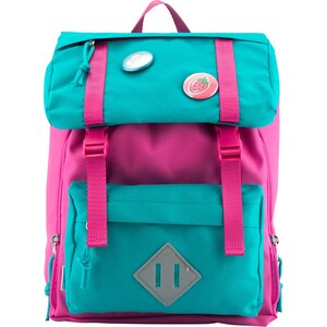 Рюкзаки, сумки, пеналы: Рюкзак дошкольный 543 голубой с розовым (7л)