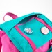 Рюкзак дошкольный 543 голубой с розовым (7л) дополнительное фото 7.
