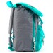 Рюкзак дошкольный 543 бирюзовый с серым (7л) дополнительное фото 4.