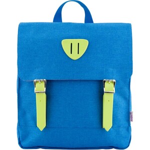 Рюкзаки, сумки, пеналы: Рюкзак дошкольный стильный (4,5л) cиний с желтым