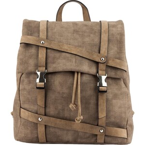 Рюкзаки, сумки, пеналы: Рюкзак молодежный 2519 из эко-кожи коричневый (13 л)