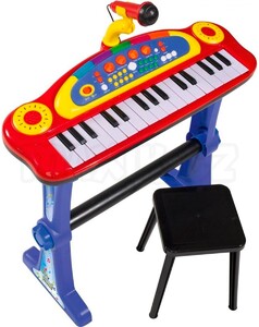 Детские пианино и синтезаторы: Синтезатор-парта со световыми эффектами, My Music World