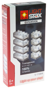 Конструктор с LED подсветкой белый, Expansion Transparent