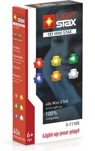 Ігри та іграшки: Конструктор з LED підсвічуванням Expansion (міні-лампочки) Light STAX