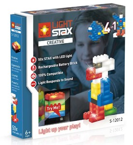 Игры и игрушки: Конструктор с LED подсветкой Creative V2 4 в 1 Light STAX