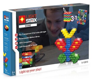 Ігри та іграшки: Конструктор з LED підсвічуванням Shine V2 3 в 1 Light STAX