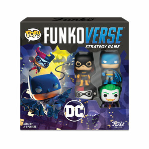 Настольная стратегическая игра Pop! Funkoverse серии DC Comics (4 фигурки)