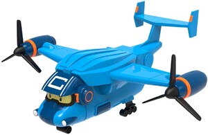 Ігри та іграшки: Кэрри, самолет-перевозчик со светом и звуком, Robocar Poli