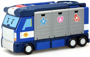 Игры и игрушки: Мобильный штаб с контейнером и машинкой Поли, Robocar Poli