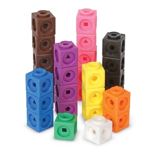 Простая арифметика: Соединяющиеся кубики (набор из 1000 шт.) Learning Resources
