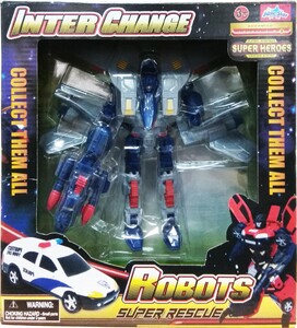 Роботи-трансформери: Робот-трансформер, рятувальна бригада, літак (сірий з синім), Able Star