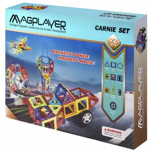Ігри та іграшки: Магнітний конструктор (72 деталі), MagPlayer
