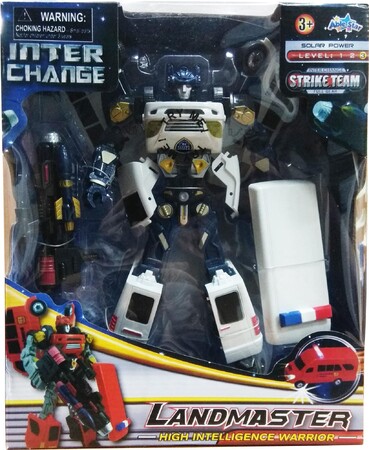 Трансформери: Робот-рятувальник Лендмастер зі світлом і звуком (29 см), поліція, Able Star