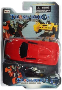 Трансформеры: Транс-робот, автомобиль (красный с зеленым), BoldWay
