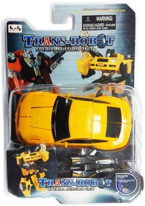 Фігурки: Транс-робот, автомобіль (жовтий з чорним), BoldWay