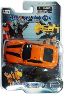 Машинки: Транс-робот, автомобіль (помаранчевий), BoldWay