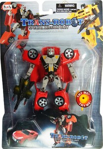 Інтерактивні іграшки та роботи: Транс-робот зі світловим мечем (червоний), BoldWay