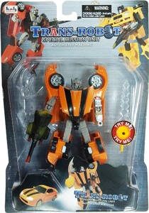 Інтерактивні іграшки та роботи: Транс-робот зі світловим мечем (помаранчевий), BoldWay