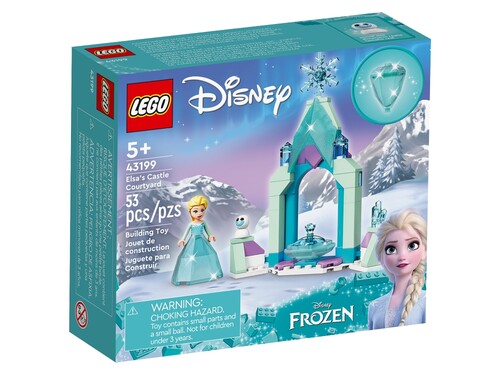 Наборы LEGO: Конструктор LEGO Disney Princess Подвір'я палацу Ельзи 43199