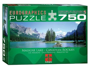 Игры и игрушки: Пазл Канадские Скалистые горы, озеро Малайн (750 эл.), Eurographics