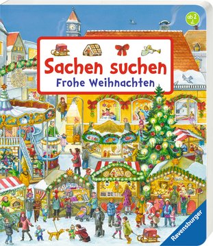 Книжки-пошуківки: Віммельбух Пошук предметів - Щасливого Різдва! Ravensburger