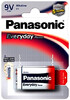 Батарейка Everyday power «Крона» (Alkaline), 1 шт, Panasonic