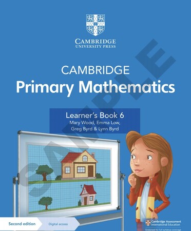 Навчання лічбі та математиці: Cambridge Primary Mathematics 2nd Edition 6 Learner's Book with Digital Access (1 Year)