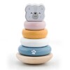 Деревянная пирамидка Viga Toys PolarB Белый мишка, неваляшка