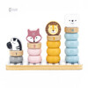 Деревянный сортер-пирамидка PolarB «Зверята», Viga Toys