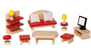 Игры и игрушки: Мебель для прихожей, набор для кукол, Goki