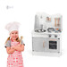 Дитяча кухня з дерева з аксесуарами PolarB сіра, Viga Toys дополнительное фото 1.