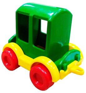 Железные дороги и поезда: Машинка Kid Cars (вагон 2 окна), Wader