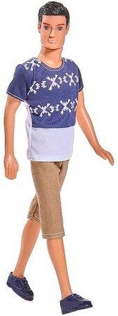 Ляльки: Кукла Кевин Спортсмен в белой футболке и бежевых шортах, Steffi & Evi Love