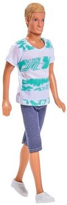 Ляльки: Кукла Кевин Спортсмен в белой футболке и синих шортах, Steffi & Evi Love