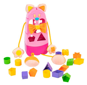 Развивающие игрушки: Сортер Котик (розовый), Тигрес