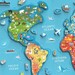 Пазл магнітний Viga Toys Карта світу з маркерною дошкою, англійською дополнительное фото 3.