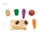 Игрушечные продукты «Нарезанные овощи из дерева», Viga Toys дополнительное фото 1.