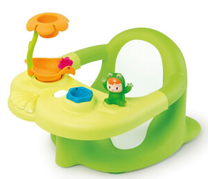 Игры и игрушки: Стульчик для купания Cotoons с игровой панелью, зеленый, Smoby Toys