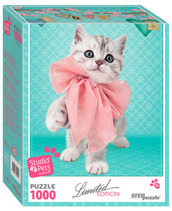 Игры и игрушки: Пазл Котёнок, серия Limited Edition, Studio Pets By Myrna, 1000 эл.