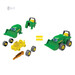 Игровой набор-конструктор «Трактор с ковшом и прицепом», John Deere Kids дополнительное фото 1.