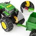Іграшковий трактор Monster Treads із причепом і великими колесами, John Deere Kids дополнительное фото 3.