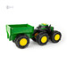 Іграшковий трактор Monster Treads із причепом і великими колесами, John Deere Kids дополнительное фото 5.