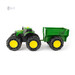 Іграшковий трактор Monster Treads із причепом і великими колесами, John Deere Kids дополнительное фото 6.