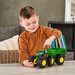 Игрушечный трактор Monster Treads с прицепом и большими колесами, John Deere Kids дополнительное фото 1.
